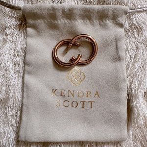Rose gold beautiful Kendra Scott earrings